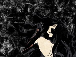 Картинка аниме fullmetal+alchemist homunculus гомункул ложь lust