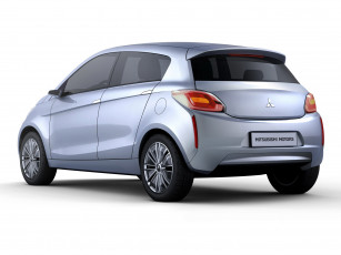 обоя mitsubishi global small concept  2011, автомобили, mitsubishi, 2011, concept, small, global