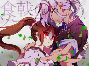 Картинка аниме shokugeki+no+soma взгляд девушка фон