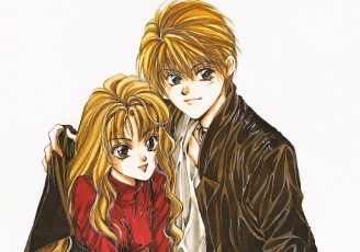 Картинка аниме angel+sanctuary двое