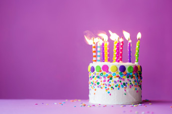 Картинка еда торты именинный свечи