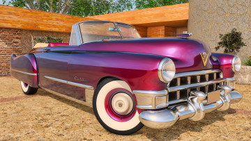 Картинка автомобили 3д 1949г cadillac