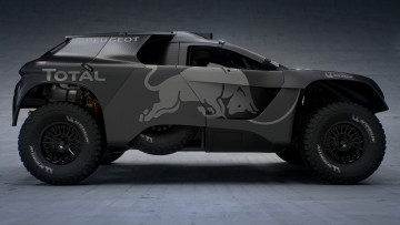 Картинка peugeot+2008+dkr+2016 автомобили 3д джип dkr ралли 2016 2008 peugeot