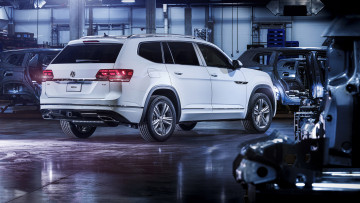 обоя volkswagen atlas r-line 2017, автомобили, volkswagen, r-line, atlas, 2017
