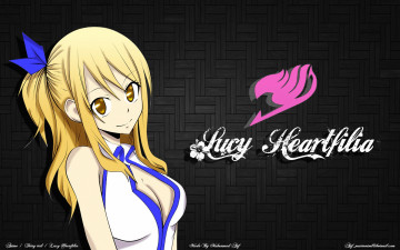 Картинка аниме fairy+tail девушка волшебник чародей маг heartfilia lucy взгляд