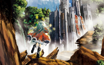 Картинка original аниме город +улицы +здания