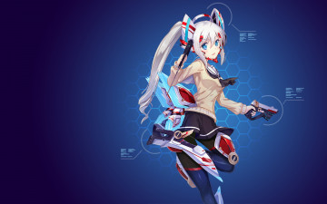 Картинка original аниме оружие +техника +технологии