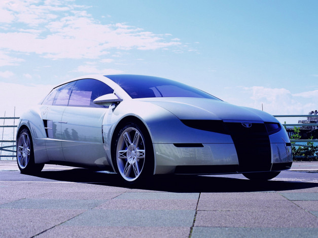 Обои картинки фото daewoo mirae concept 1999, автомобили, daewoo, mirae, 1999, concept