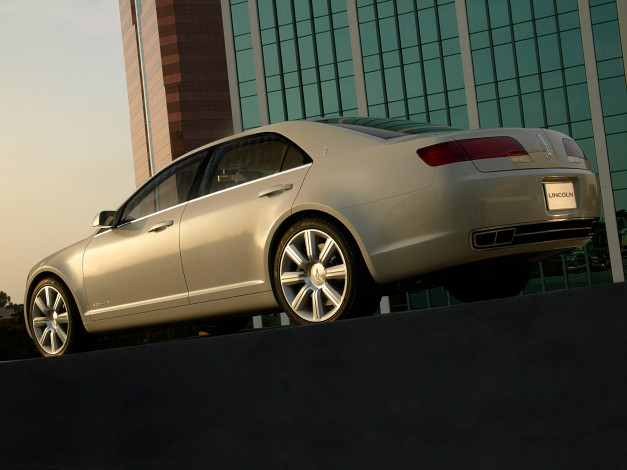 Обои картинки фото lincoln zephyr concept 2004, автомобили, lincoln, 2004, concept, zephyr