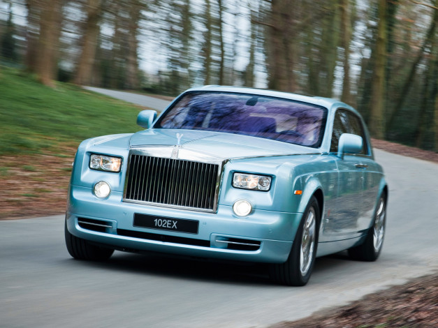 Обои картинки фото rolls-royce 102ex  electric concept 2011, автомобили, rolls-royce, 2011, concept, 102ex, electric