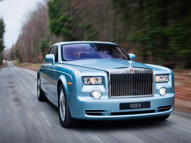 Обои картинки фото rolls-royce 102ex electric concept 2011, автомобили, rolls-royce, 2011, concept, electric, 102ex