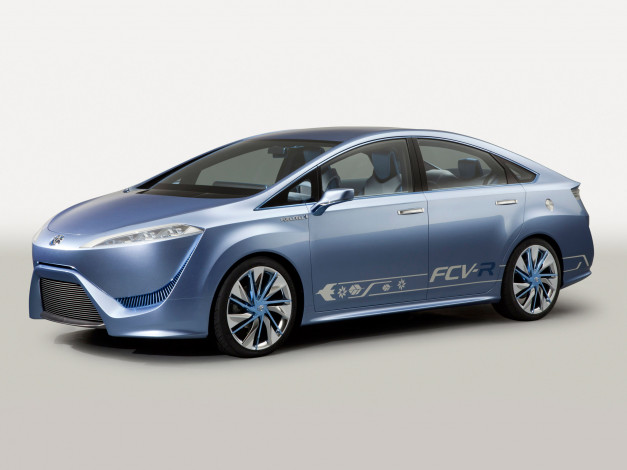 Обои картинки фото toyota fcv-r concept 2011, автомобили, toyota, 2011, concept, fcv-r