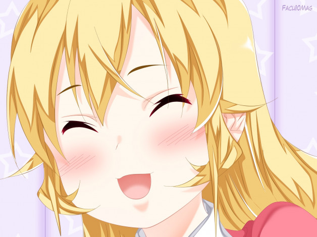 Обои картинки фото аниме, shokugeki no soma, девушка, взгляд, фон