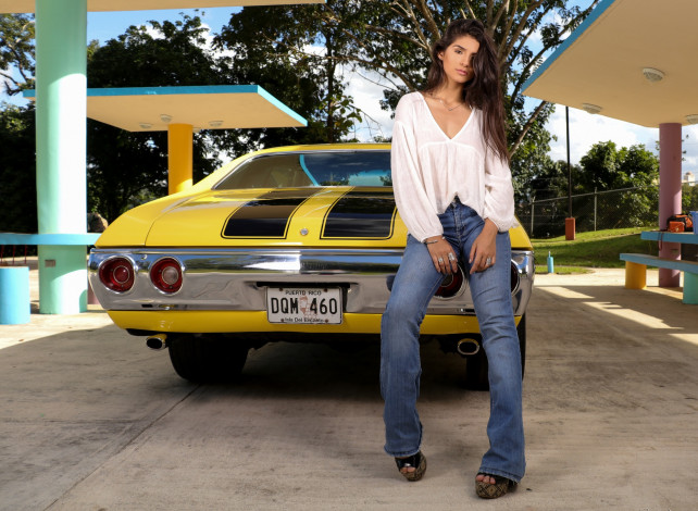 Обои картинки фото автомобили, -авто с девушками, авто, девица