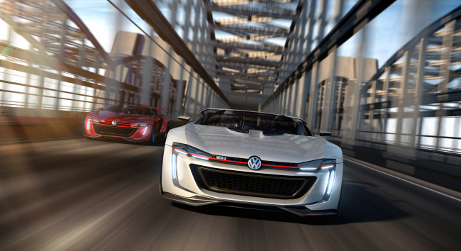 Обои картинки фото volkswagen gti roadster concept 2014, автомобили, volkswagen, concept, 2014, roadster, gti