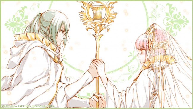 Обои картинки фото аниме, wand of fortune, девушка, парень