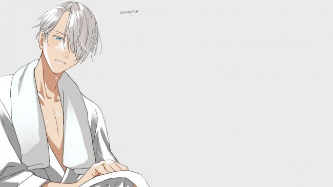 Обои картинки фото аниме, yuri on ice, виктор, никифоров
