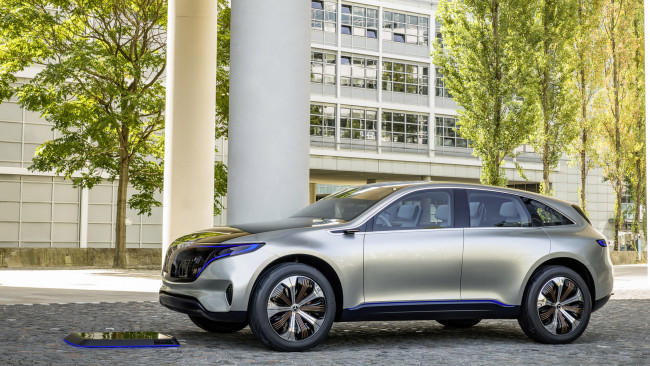 Обои картинки фото mercedes-benz generation eq-suv concept 2016, автомобили, mercedes-benz, 2016, concept, eq-suv, generation