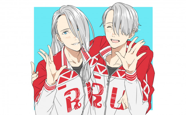 Обои картинки фото аниме, yuri on ice, victor, nikiforov
