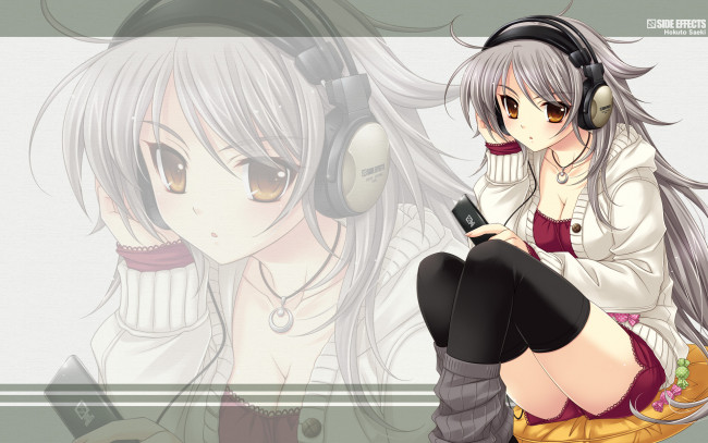 Обои картинки фото original, аниме, музыка