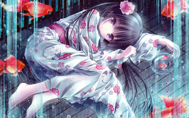 Обои картинки фото original, аниме, tinkerbell , artbook