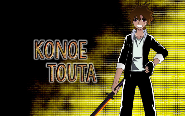 Обои картинки фото uq holder, аниме, парень, фон, взгляд