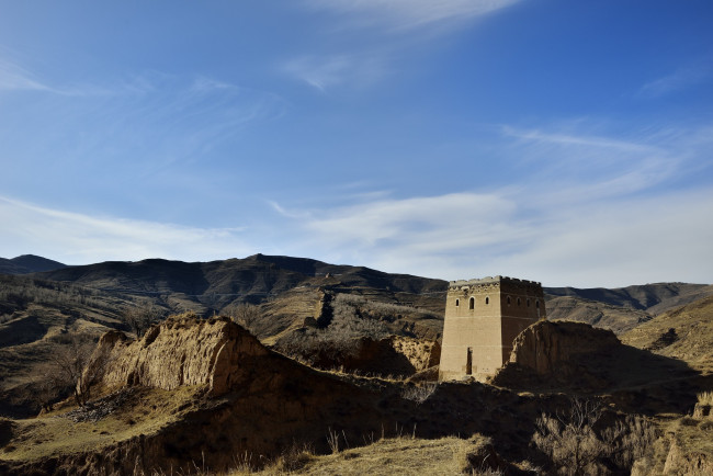Обои картинки фото города, - исторические,  архитектурные памятники, великая, китайская, стена, провинция, шаньси