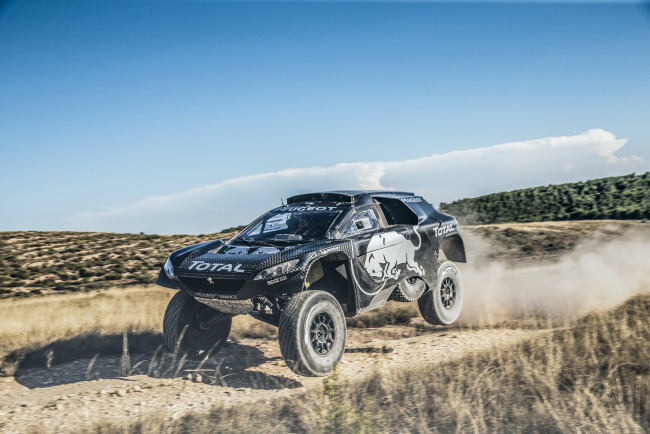 Обои картинки фото peugeot 2008 dkr 2016, автомобили, peugeot, 2008, ралли, 2016, dkr, джип