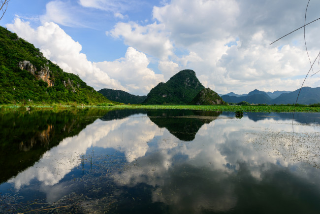 Обои картинки фото природа, реки, озера, озеро, горы