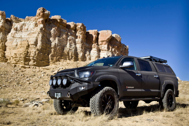Обои картинки фото toyota tundra diablo by devolro 2014, автомобили, toyota, diablo, 2014, tundra, devolro, by