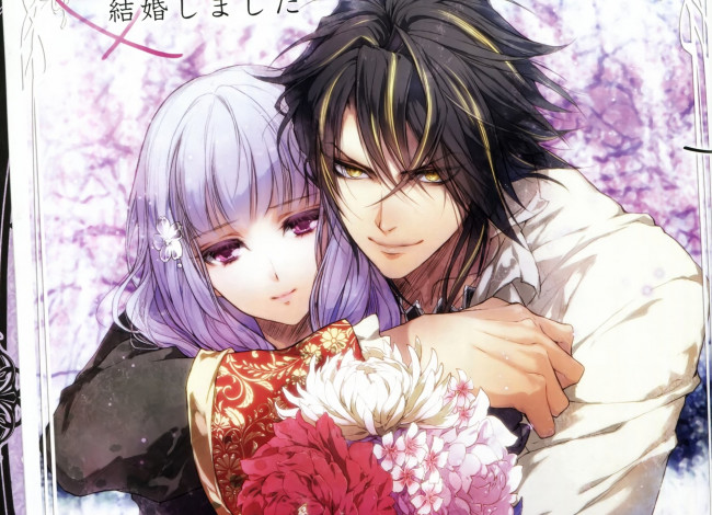 Обои картинки фото аниме, reine des fleurs, девушка, парень