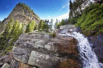 Картинка природа водопады простор