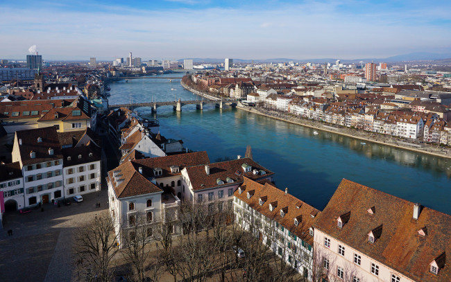 Обои картинки фото basel, города, - панорамы, простор