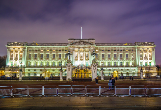 Обои картинки фото buckingham palace, города, лондон , великобритания, простор