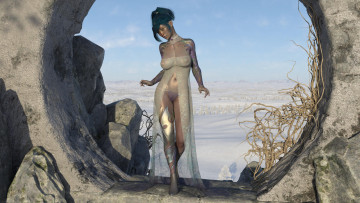 Картинка 3д+графика фантазия+ fantasy фон взгляд девушка