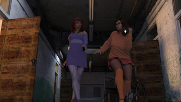 Картинка 3д+графика люди+ people фон взгляд девушки