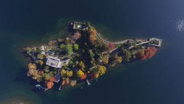 Картинка города -+панорамы острова бриссаго италия район лакарно сан панкрацио