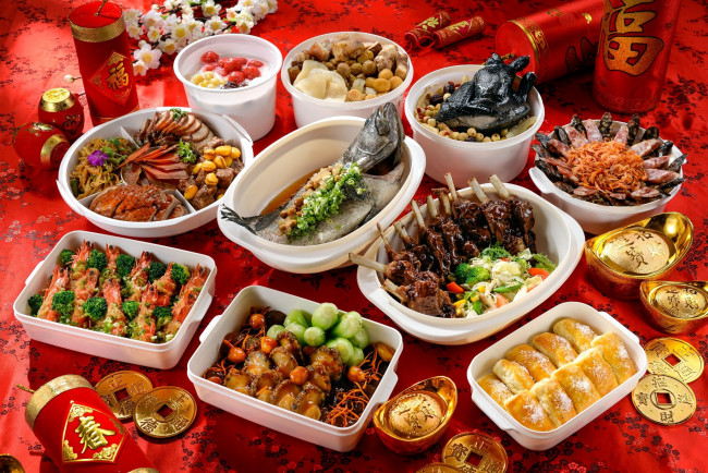 Обои картинки фото еда, разное, рыба, мясо, креветки