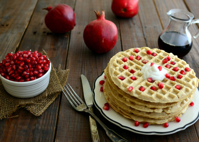 Обои картинки фото еда, блины,  оладьи, вафли