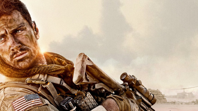 Обои картинки фото the wall , 2017, кино фильмы, -unknown , другое, стена, боевик, триллер, драма, военный, аарон, тейлор, джонсон, постер