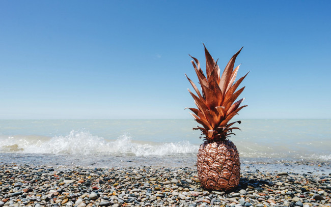 Обои картинки фото еда, ананас, экзотика