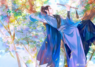 Картинка танец+феникса рисованное кино +мультфильмы танец феникса ван хаосюань wang hao xuan