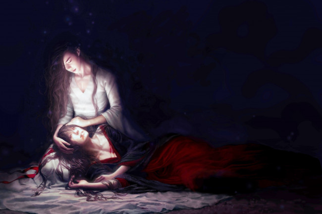 Обои картинки фото рисованное, кино,  мультфильмы, вэй, усянь, лань, ванцзы