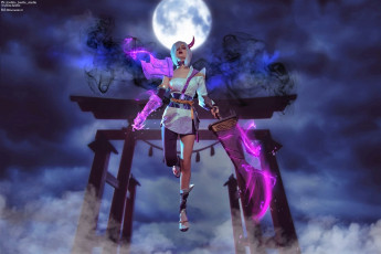 Картинка kurumirori девушки -+креатив +косплей образ костюм врата туман