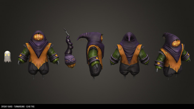 Обои картинки фото видео игры, league of legends, bard, ракурсы