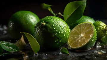 Картинка еда цитрусы лаймы