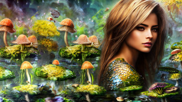 Картинка 3д+графика фантазия+ fantasy нейросети графика нейроарт ai art нейронные сети рисунки нейро искусство