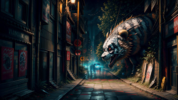 Картинка фэнтези существа нейросети графика нейроарт ai art нейронные сети рисунки нейро искусство