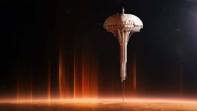 Обои картинки фото фэнтези, космические корабли,  звездолеты,  станции, космос, станция