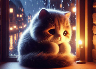 Картинка разное компьютерный+дизайн кот кошка